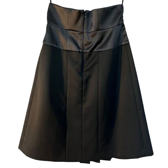 VINTAGE Saint Laurent YSL Pleated Midi Skirt - EU 38/US 8 - Picture 3 of 8